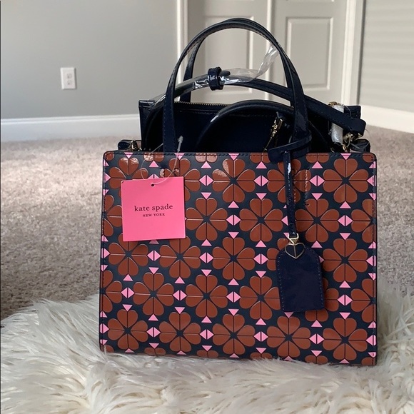 Taking Offers! kate spade Sam Spade Flower Satchel - Picture 2 of 14